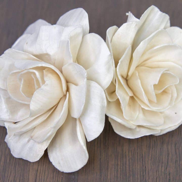 Sola Wood Flowers - Wholesale Artificial Flowers - 4" Belmont Gardenia (10 Pack)2
