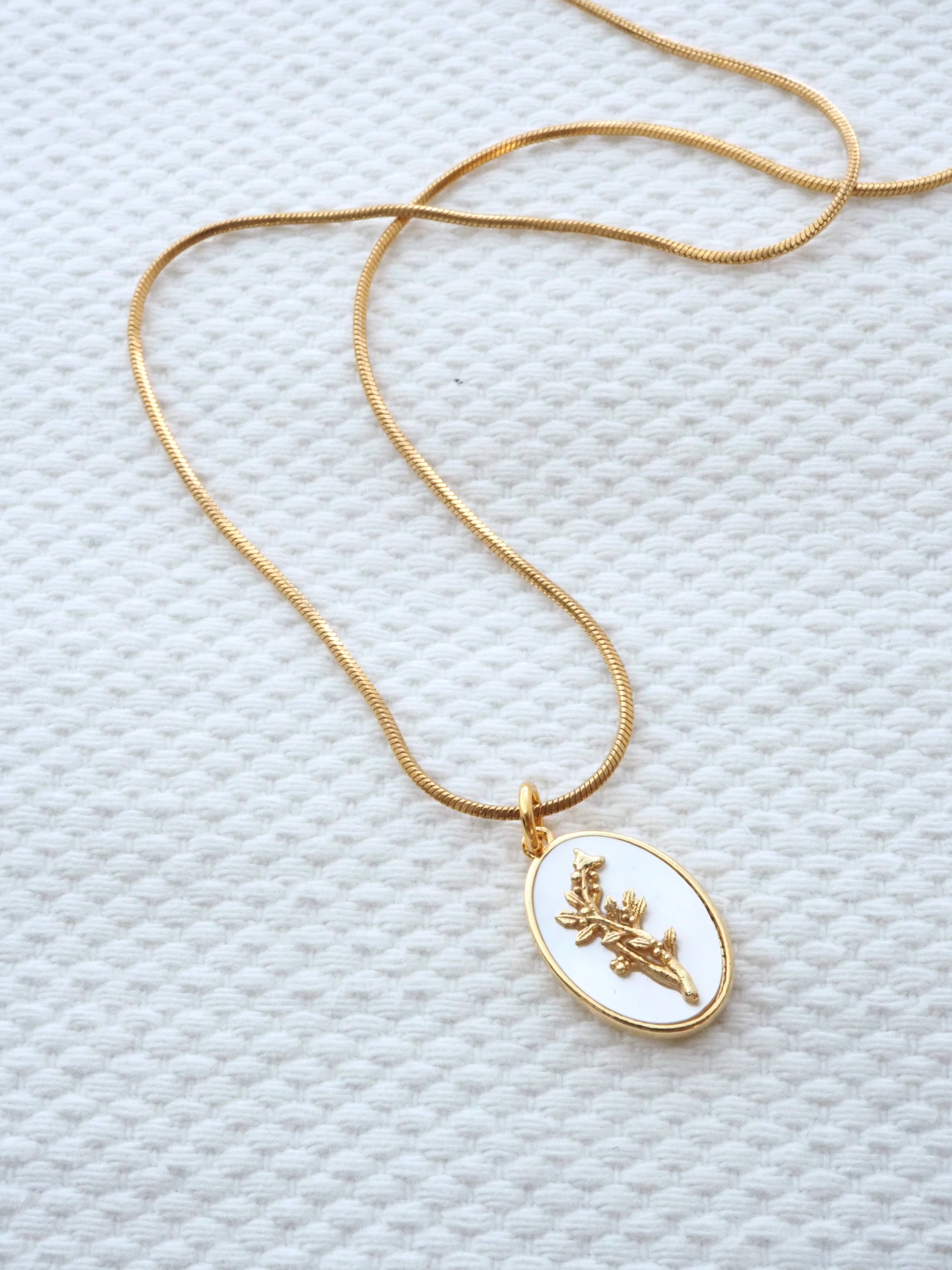 Ann & für mich - Venta al por mayor Collares con colgantes/abalorios - Collar flores de nacimiento Aster septiembre6