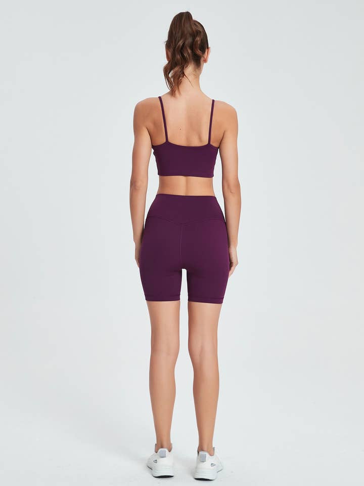 91thelabel - Wholesale Athletic Shorts - Women's - Luna High Waist Mid-Thigh Biker Short43