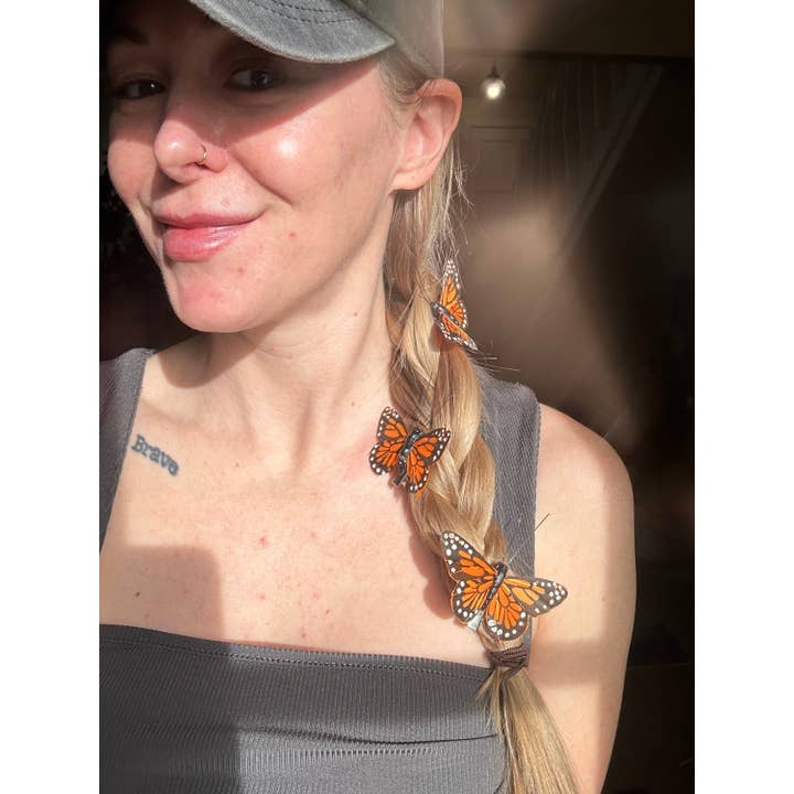 Shutterhaus – Großhandel Haarclip – Damen – Schmetterlings-Haarspangen - Renaissance-Messe-Feen-Accessoires2