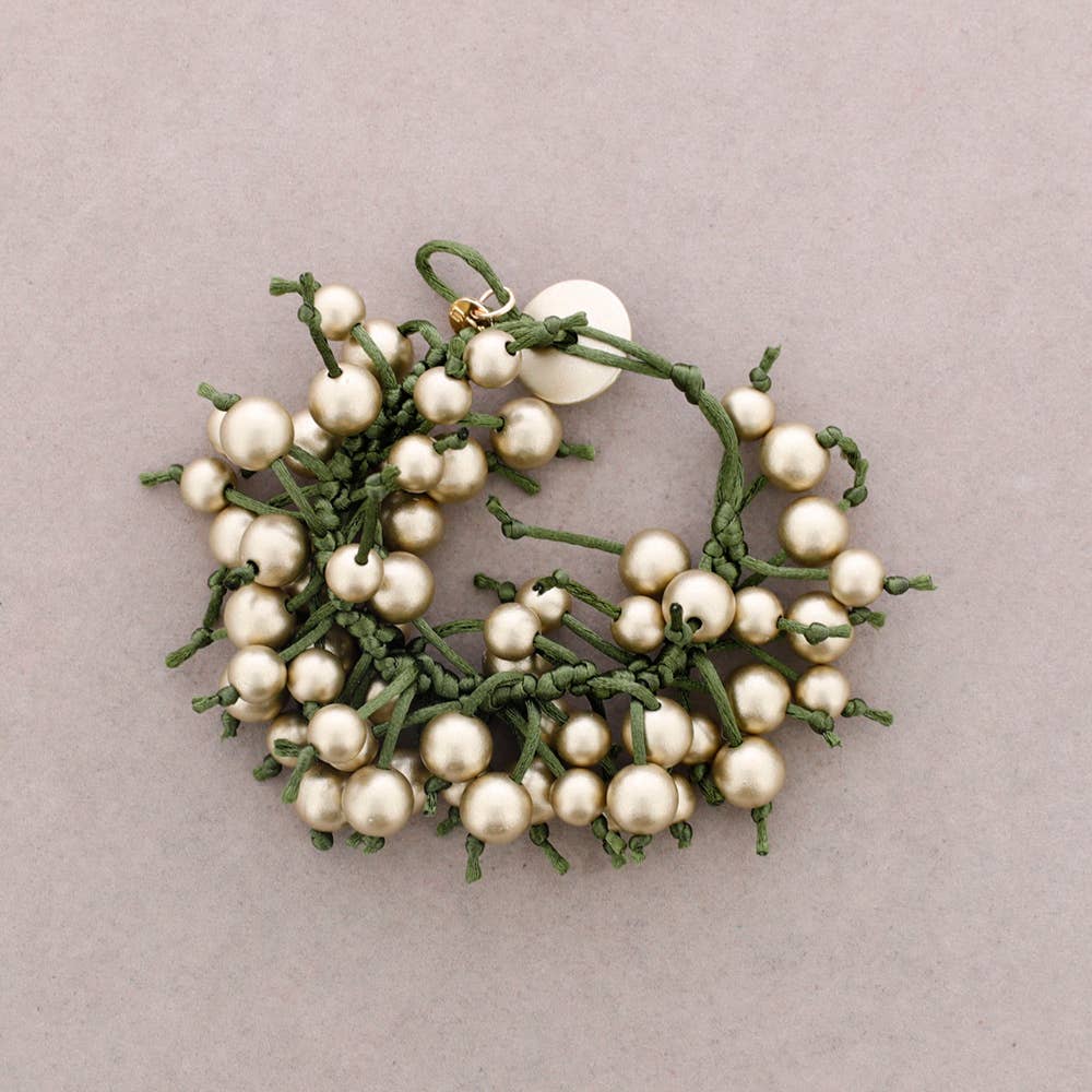 Sonata - Wholesale Beaded Bracelet - Fringe Bead Bracelet Metal Finish0