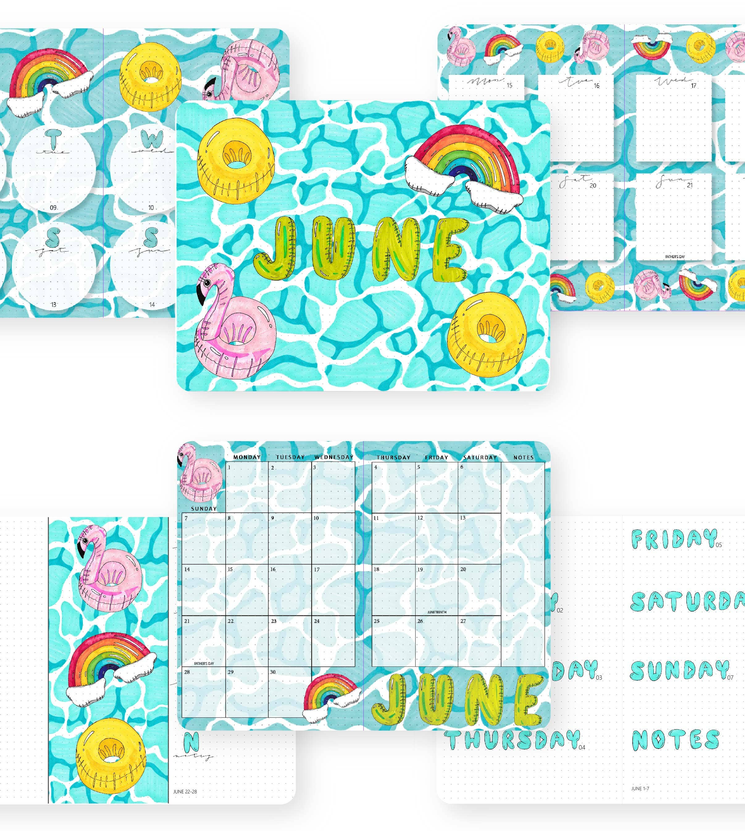 Linda Tong Planners - Wholesale Planner - 2026 Illustrated Planner Light Gray16