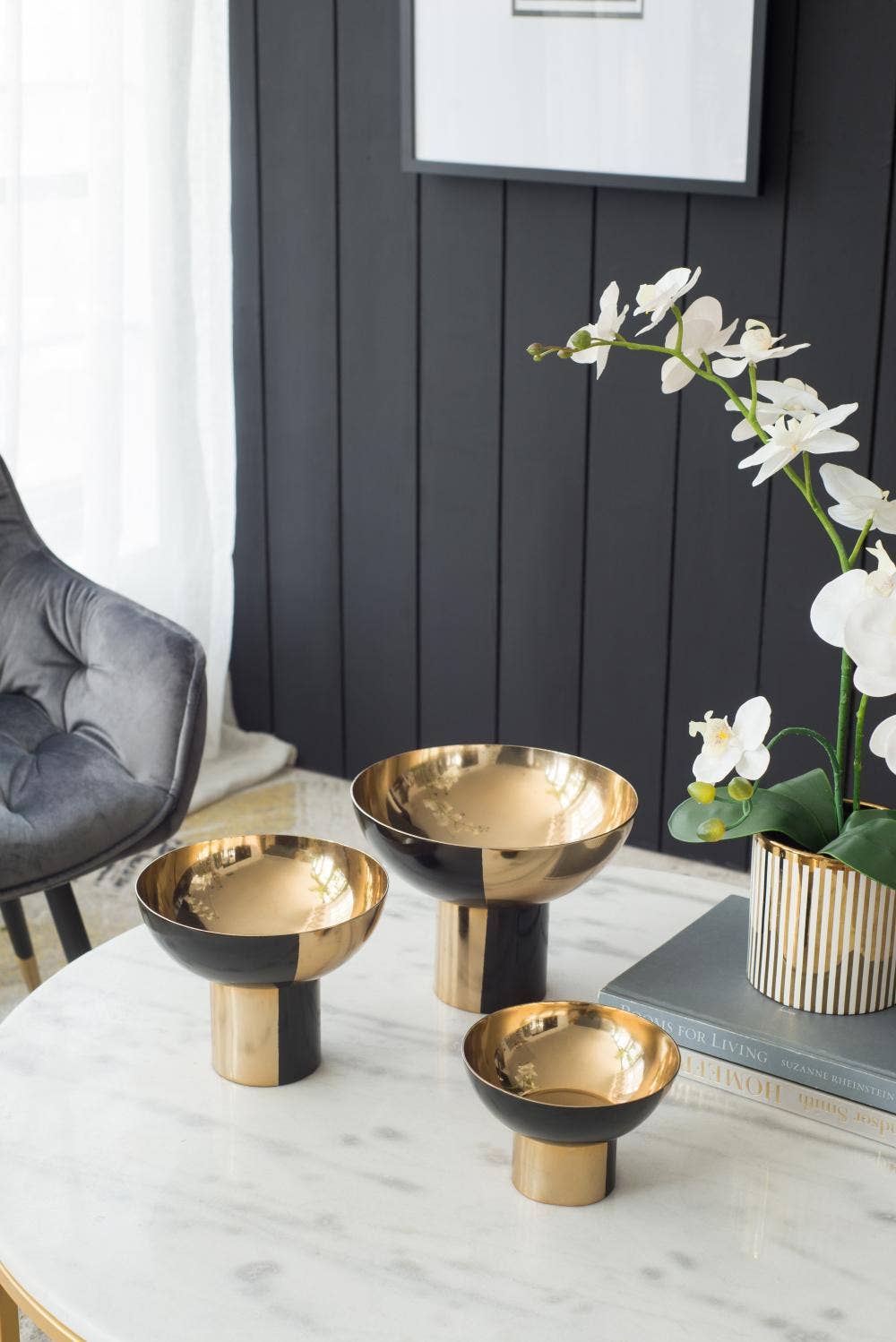 A&B Home Group Inc. - Venta al por mayor Bandejas/platos/boles decorativos - Cuenco S/30