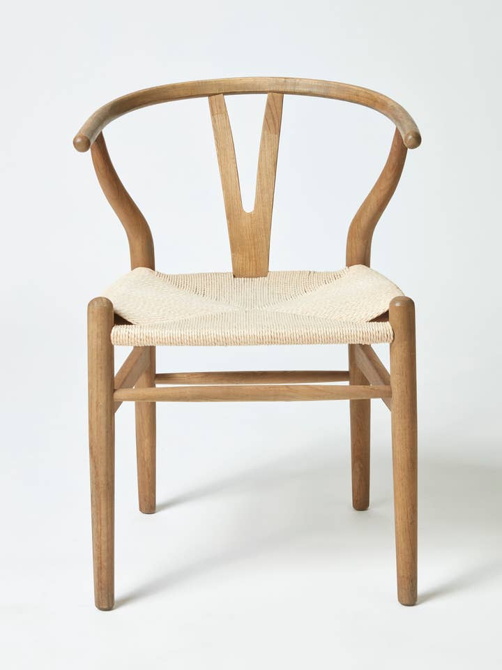 Wishbone Dining Chair-Natural for wholesale by Acacia Home