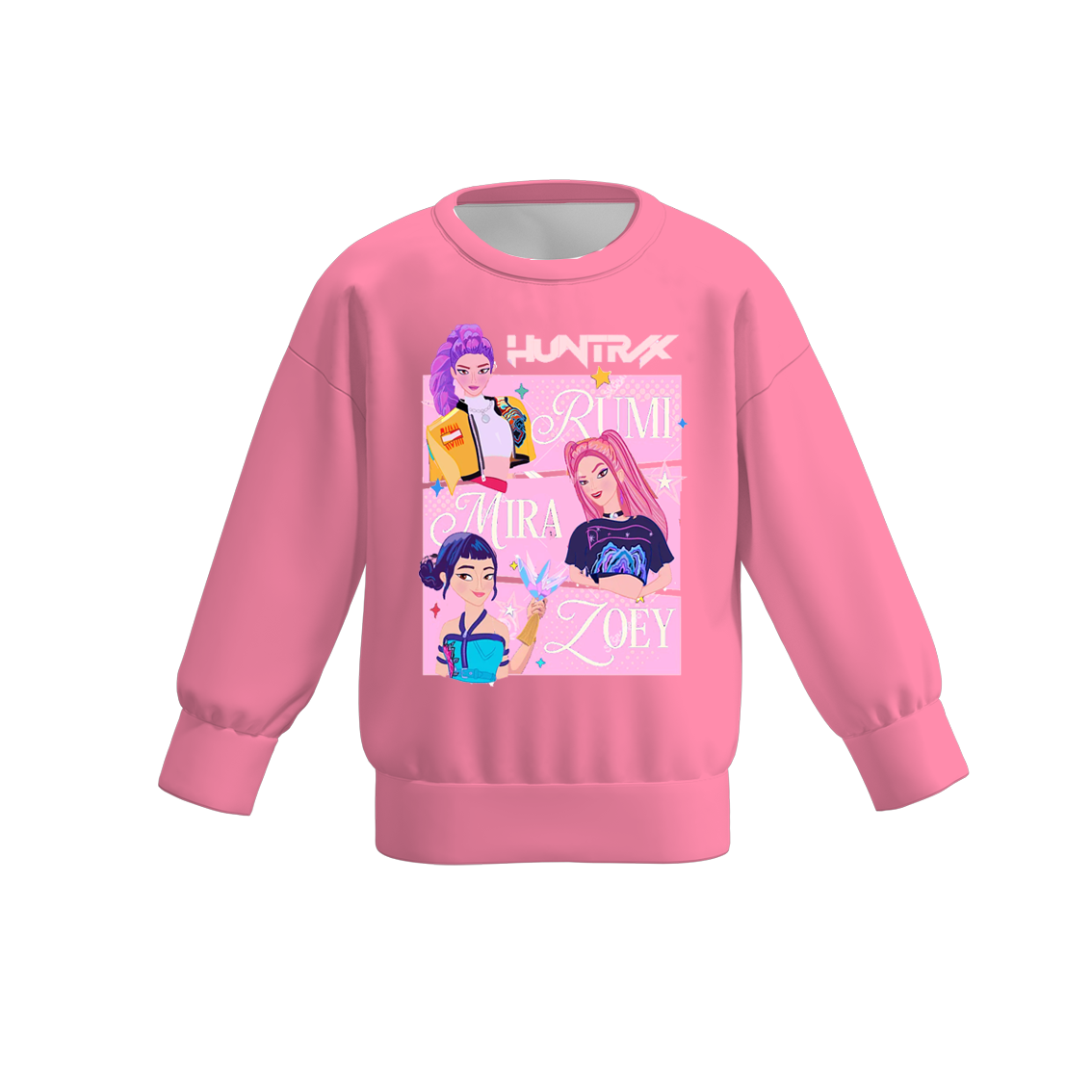 Auraquise - Wholesale Top & Pant Set - Kids - Girls "KPop Demon Hunters" Themed Fashion Pink Collection3