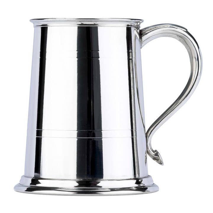 Commodore 2 Line English Tankard with Swan Handle for wholesale by Pinnacle Peak Trading
