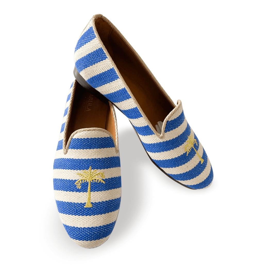 Fabula & Tales - Wholesale Slippers - Women's - 74 Escape x FABULA & TALES 'Navy Stripes'2