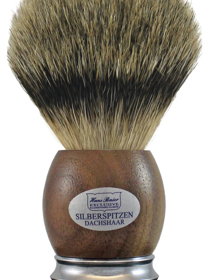 Pennello da barba in noce americano per la vendita all'ingrosso da parte di Hans Baier Exklusive