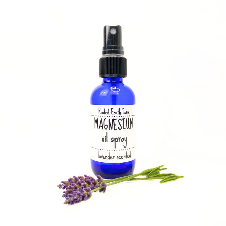 Rooted Earth Farm + Apothecary - Wholesale Pain Relief Spray/Cream - Lavender Magnesium Oil Spray - 2 Size Options