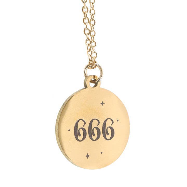 Something Different Wholesale - Vendita all'ingrosso Collana con ciondolo/pendaglio - Collana "Riflessione" Numero Angelico 666