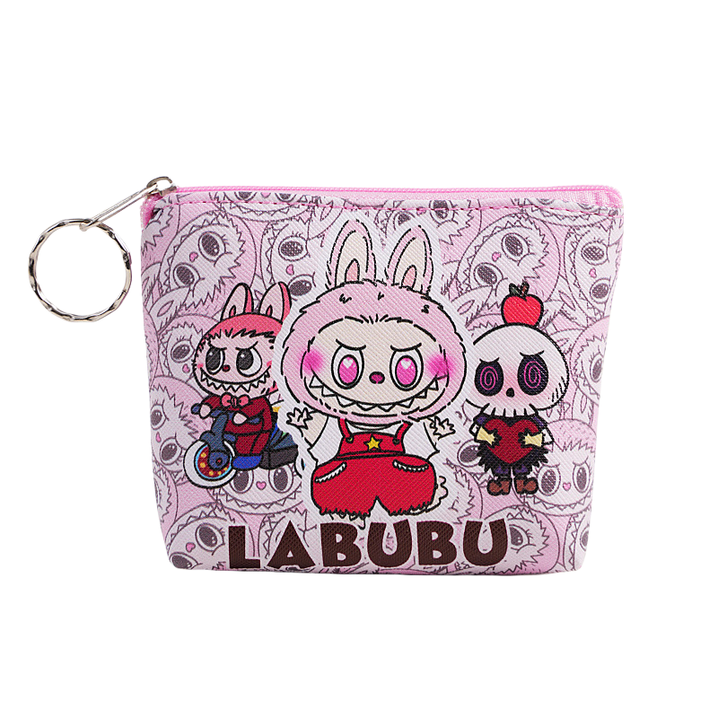 Auraquise - Wholesale Coin Purse - Kids - Cartoon Print Zipper Pouch Coin Purse Card Holder4
