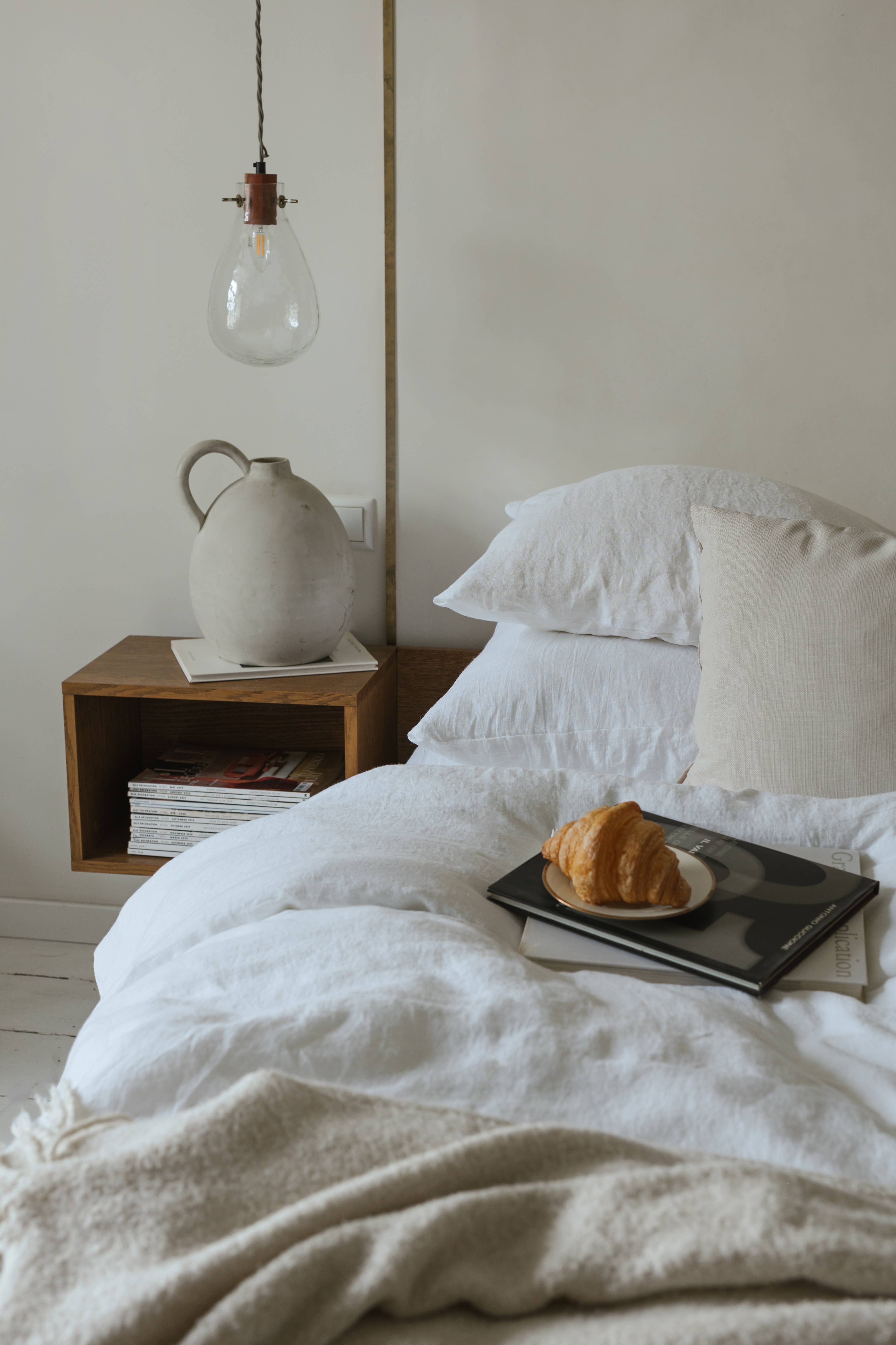 Linen Spells – wholesale Sängkläder – Linne sängkläder Set i vitt (1 DC+2 örngott)6