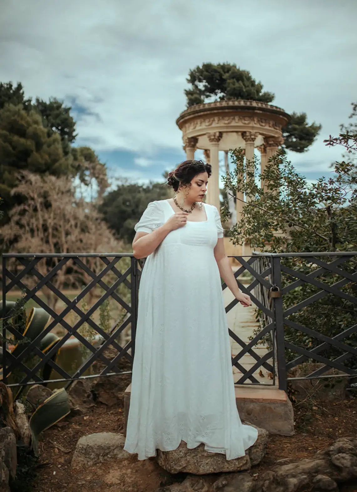 Costurero Real – wholesale Dress – Women's – White Regency Dress Bridgerton Jane Austen Cottagecore gown4