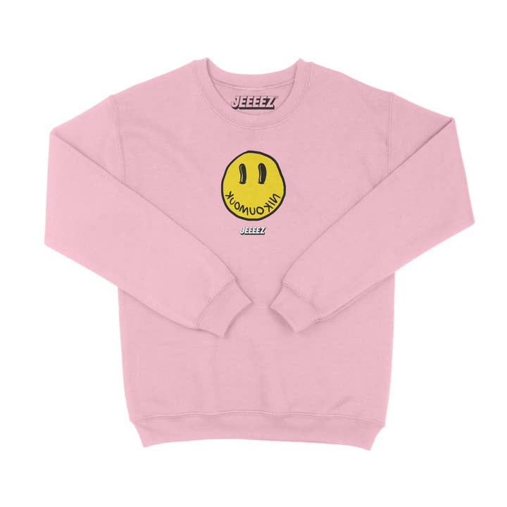 NIKOUMOUK ZEGT HET MET EEN SMILE SWEATSHIRT voor wholesale door JEEEEZ