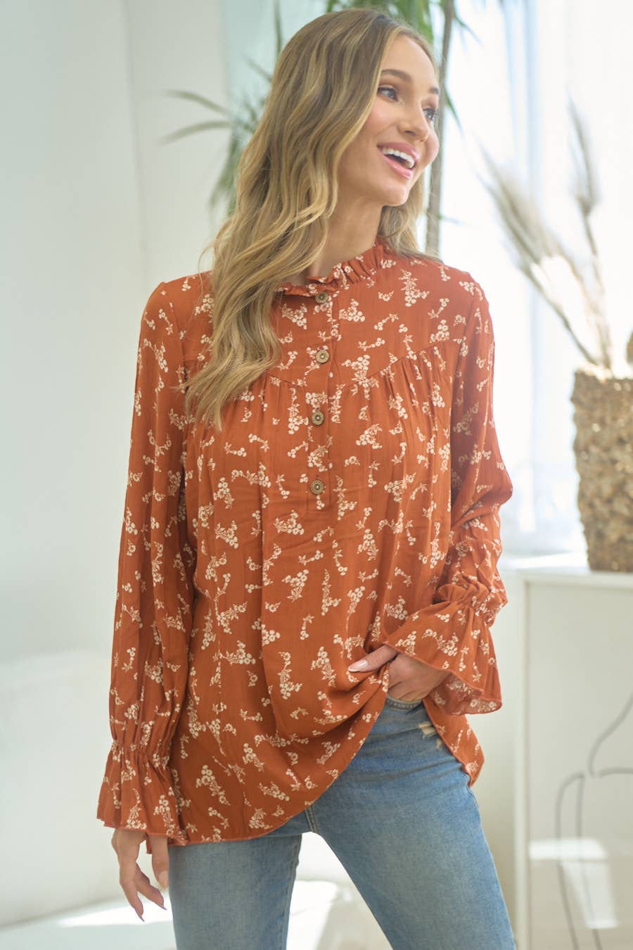 lovely melody - Wholesale Tuniek - Dames - LMT3502PL-F-Plus Size Nerdy Love tuniektop voor babypoppen8