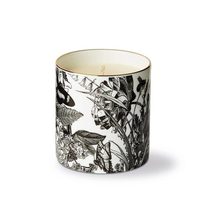Chase and Wonder - Wholesale Jar/Filled Candle - The Country Garden Ceramic Candle