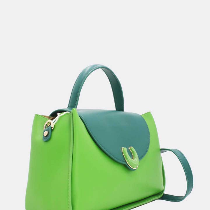 Tom&Eva (F.D.M diffusion) - Vente Sac à main avec poignée sur le dessus – femme - Sac à Main Fermoir Boucle de Fer à Cheval-69132