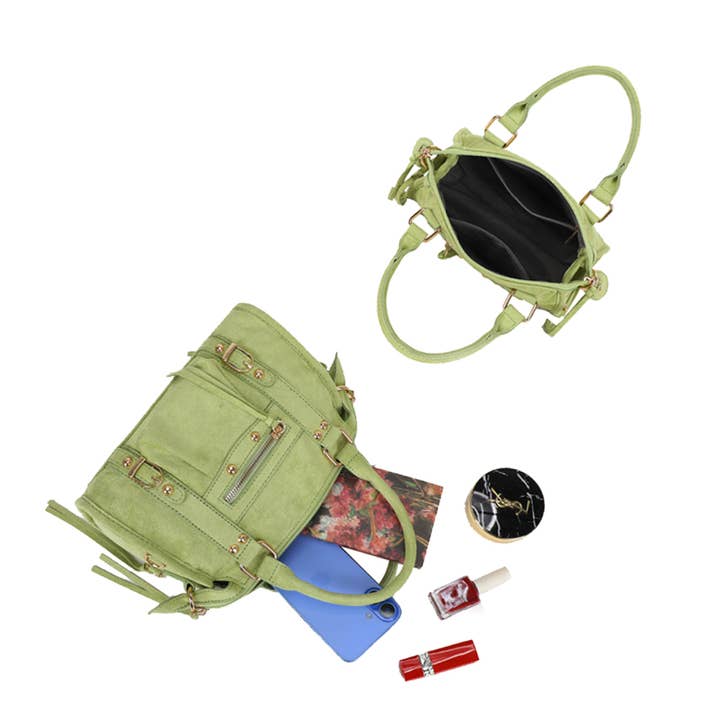 Gallantry - Venta al por mayor Bolso con correa - Mujer - Skyla Pequeño Ante Dorado11