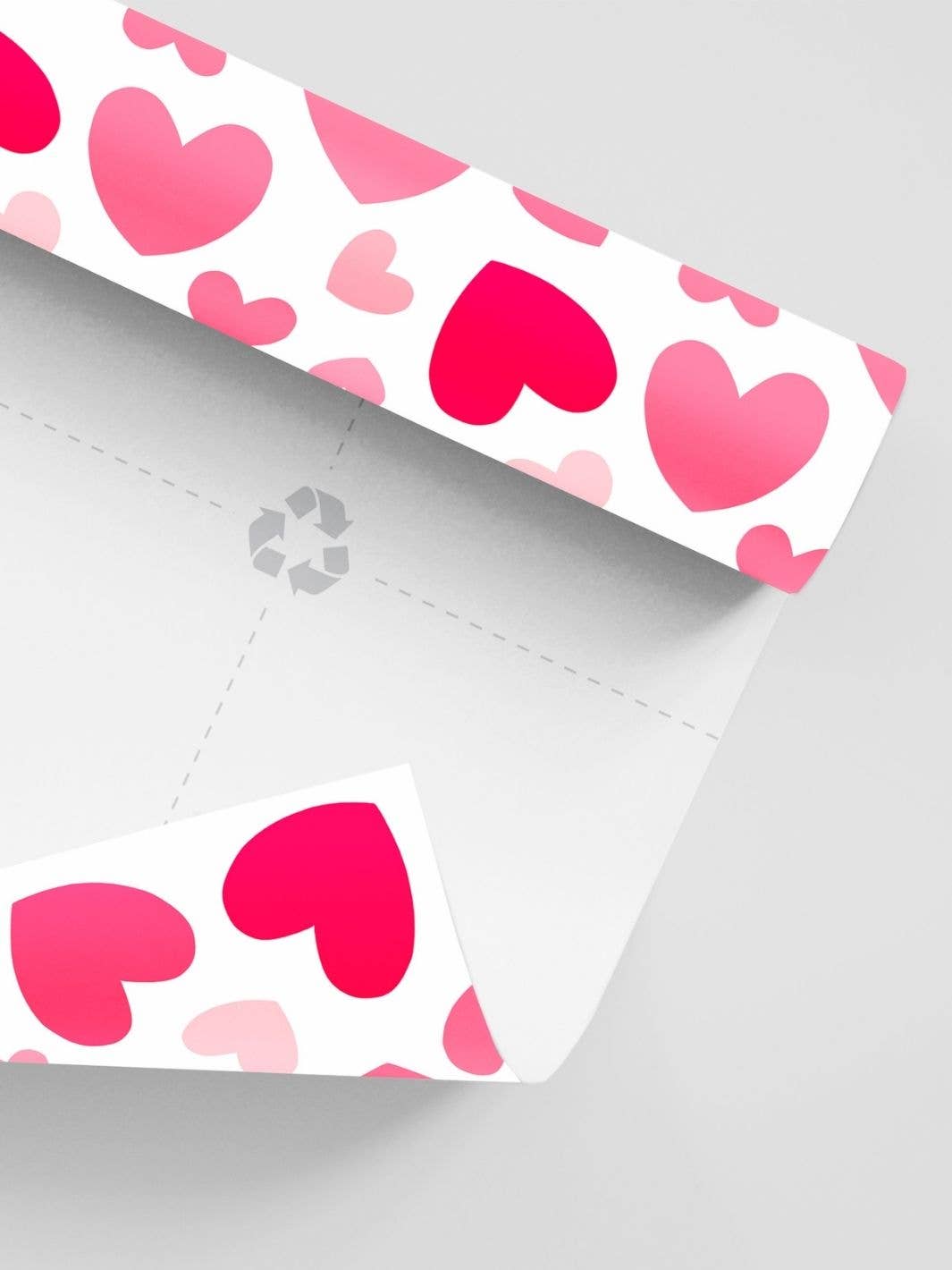 Curlicue – wholesale Flat wrap – Hearts wrapping paper - sustainable and eco-friendly2