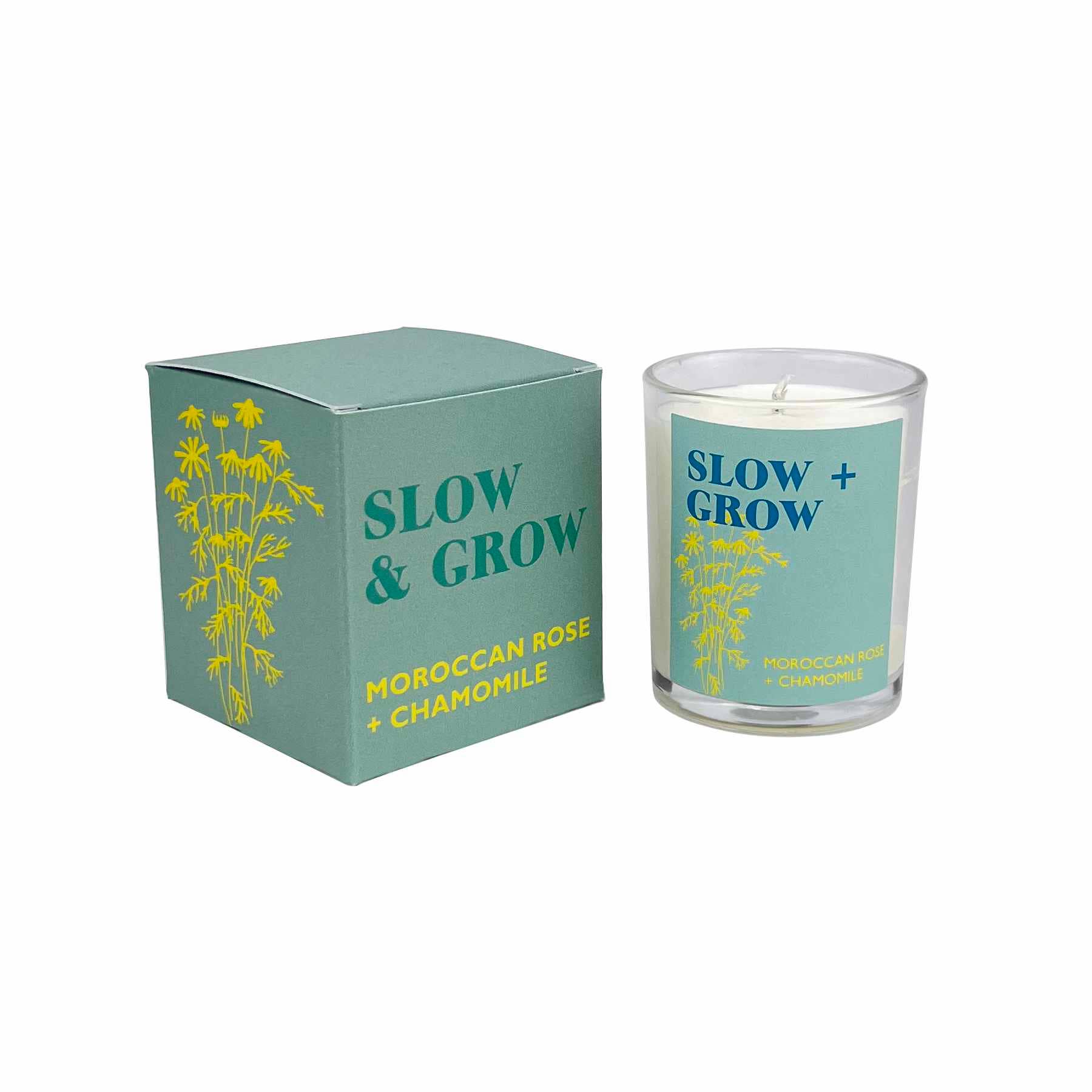 Heaven Scent Incense Ltd - Wholesale Jar/Filled Candle - Slow & Grow - Modern Botanical 20cl Candle0