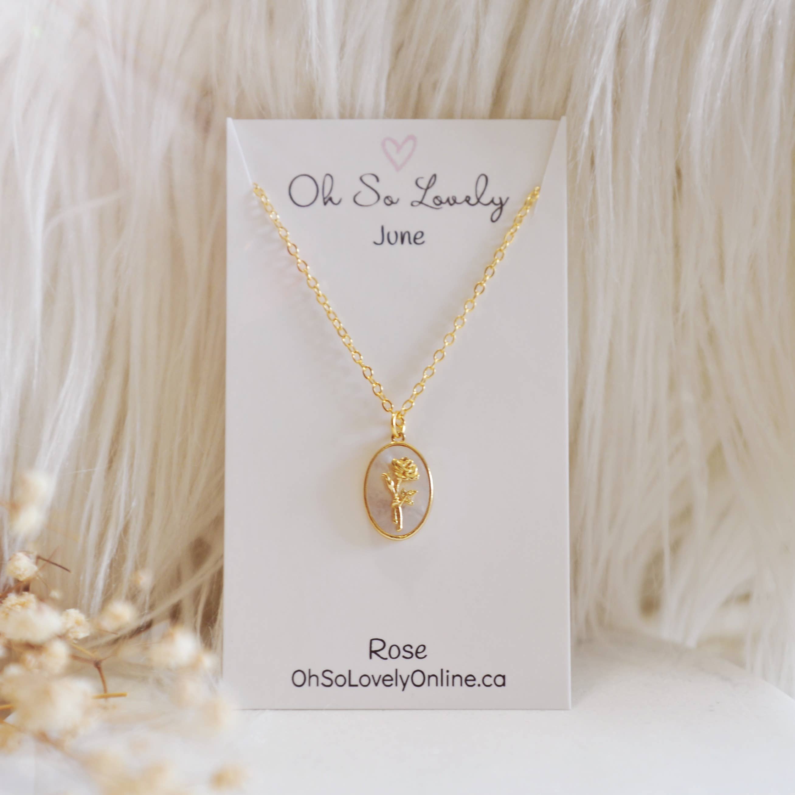 Oh So Lovely - Wholesale Pendant/Charm Necklace - Flora Birth Flower Necklace11