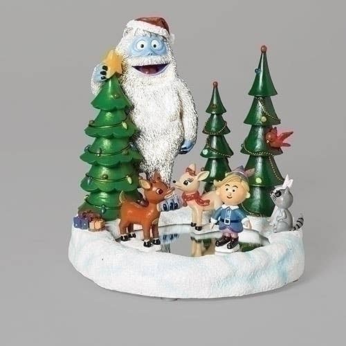 Musical Lighted Rudolph Skate Pond for wholesale by Roman