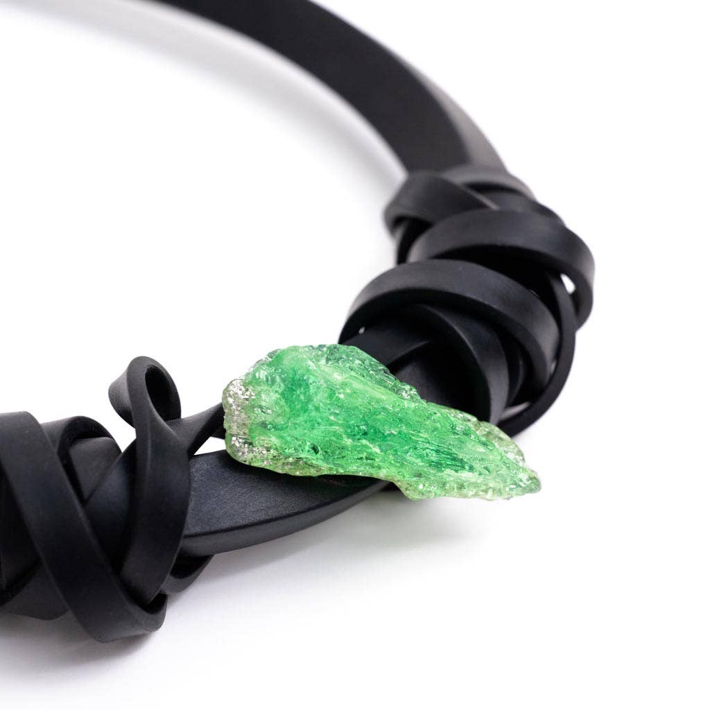 Frank Ideas - Wholesale Choker/Collar - Futuristic style, short rubber necklace BEJEWELLED3