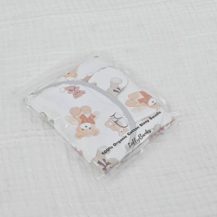 LollyBanks - Wholesale Sleepsack - Baby - Bear Hugs Baby Sleep Swaddle 100% Organic Cotton
