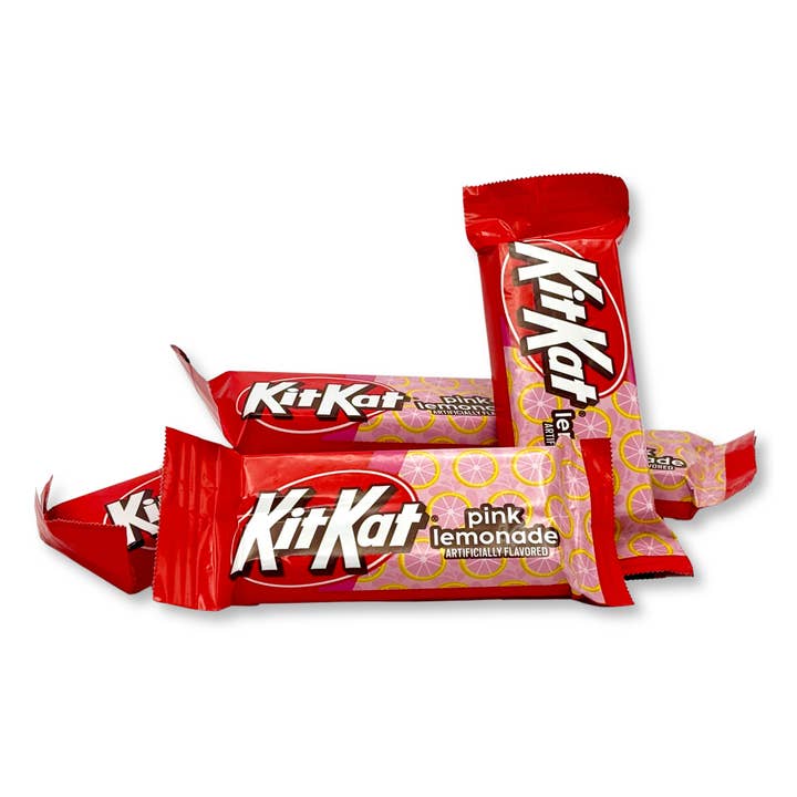 Candy In Bulk - Wholesale Chocolate Bar - KitKat Pink Lemonade Flavored Wafer Bars – Snack Size – Bulk Value Bag