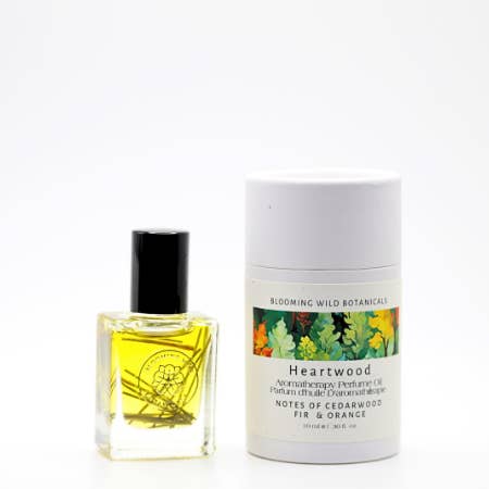 Heartwood Perfume & Body Oil | Aromatherapy for wholesale by Blooming Wild Botanicals