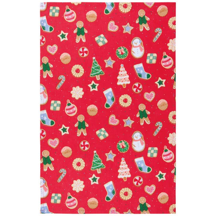 Danica Jubilee - Wholesale Tea Towel - Cookie Exchange Christmas Dishtowels Set of 21