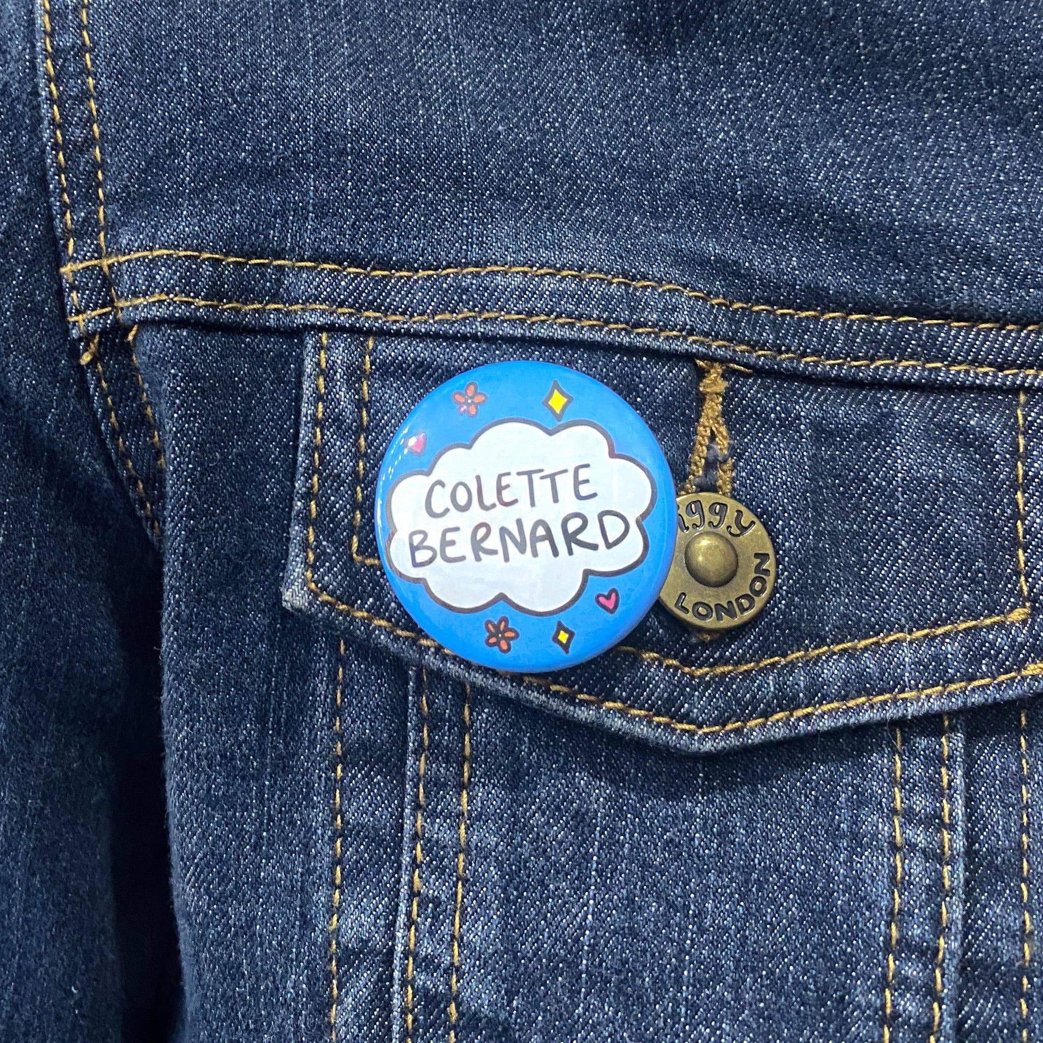 COLETTE BERNARD – Alfinete/botão de lapela por atacado – Botão Artista Colette Logo1