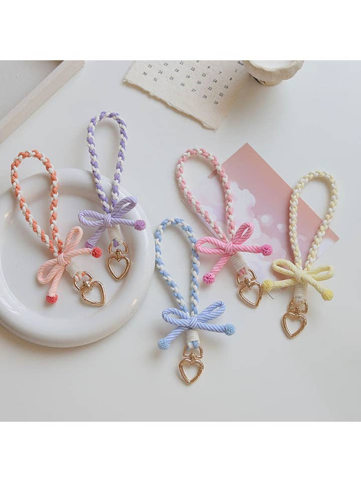 Keypus - Gestreifter Niedlicher Schleifen-Schlüsselanhänger für den Großhandel von WEST AUSSIE SUPPLIES