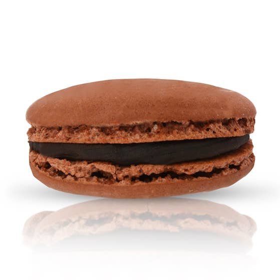Chocolate Truffle Macaron for wholesale by Lady Fortunes Inc