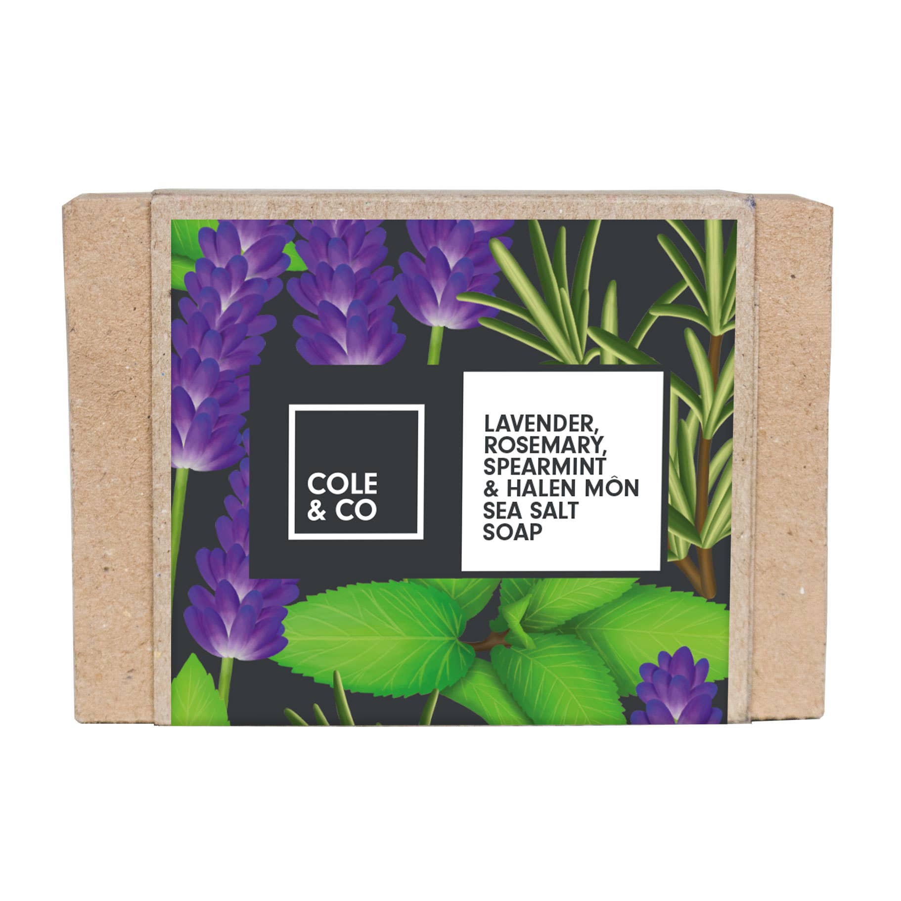 Cole & Co – wholesale Bar Soap – Lavender, Rosemary, Spearmint & Halen Môn Soap0
