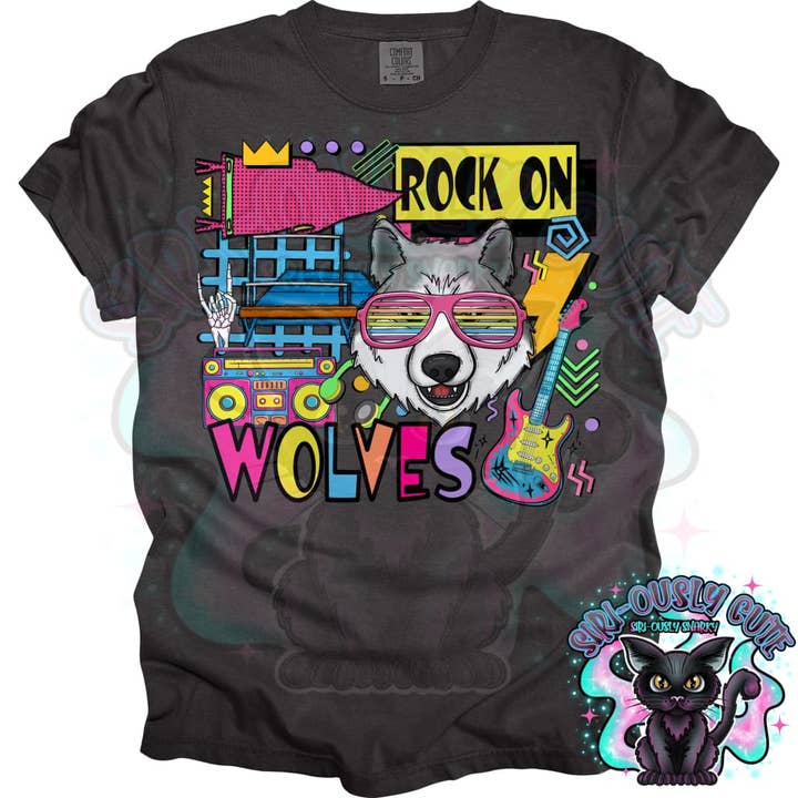 90S Rock On Wolves Gymnastics for wholesale by Siri-Ously Cute