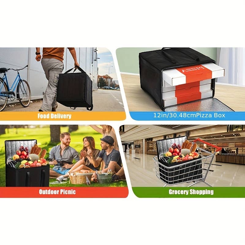 NARWEY INC – wholesale Kyl-/kylväska – 2 st isolerade matkassar med dragkedja kylväska9