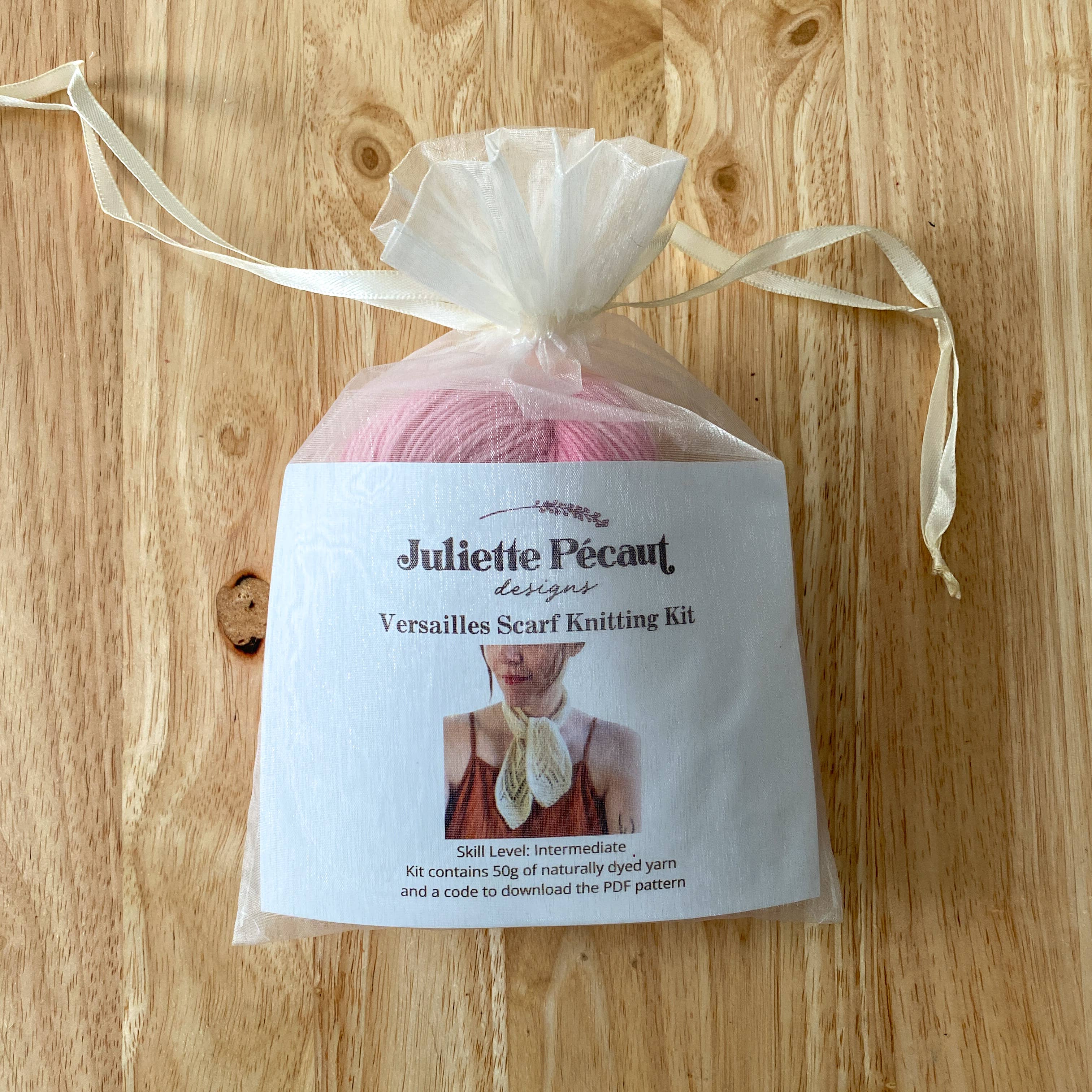 Juliette Pécaut Designs - Wholesale Knitting/Crochet Supplies - Versailles Scarf Knitting Kit3