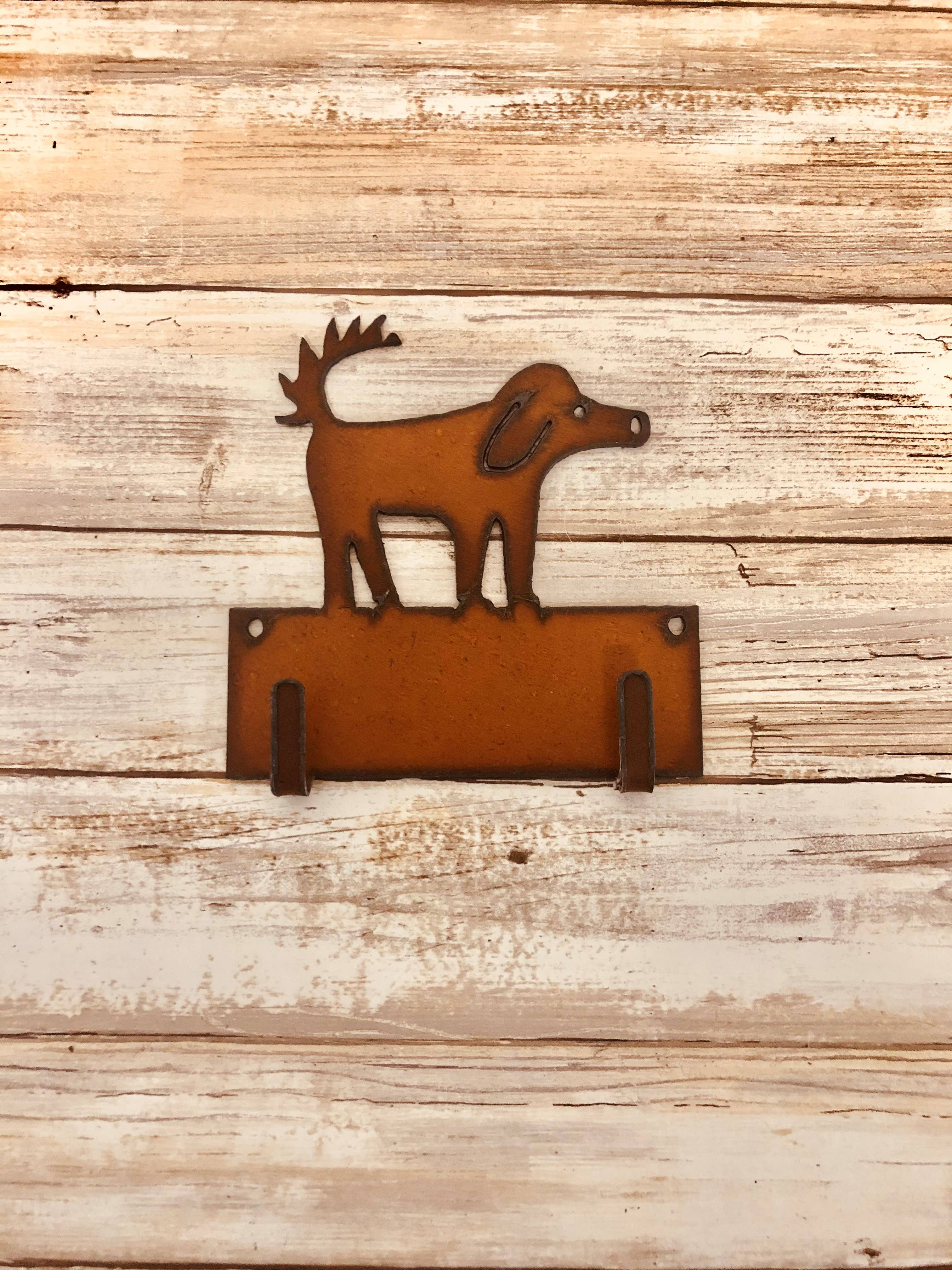 Universal Ironworks USA - Vendita all'ingrosso Gancio da parete - Scruffy Dog Rescue Pet Guinzaglio portachiavi gancio