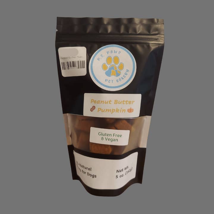 Peanut Butter Pumpkin for wholesale by P.S. Paws Pet Bakery