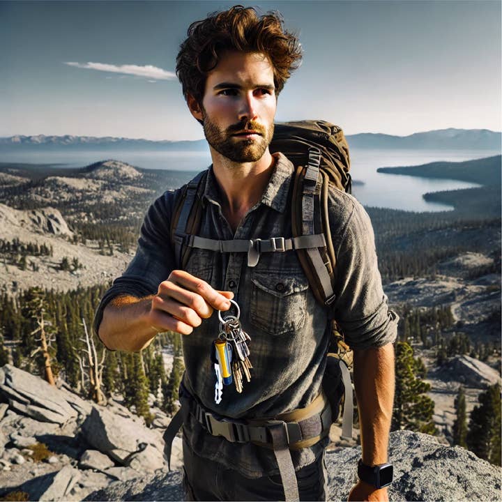 Tallac House - Wholesale Lip Balm Case/Holder - Lip Balm Keychain Holder: Stainless with Dial Protection15