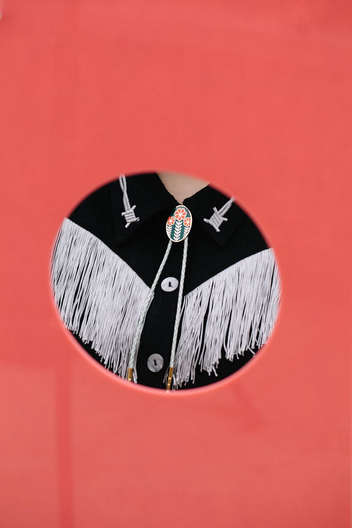 Tiny Deer Studio - Wholesale Pendant/Charm Necklace - Three Flower Bolo Tie2