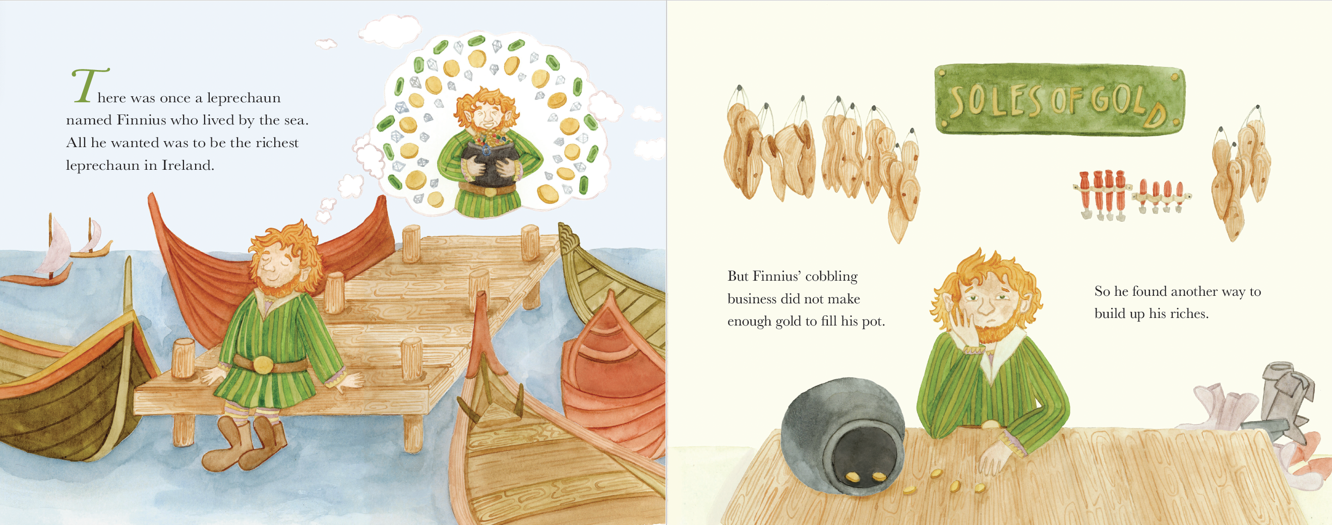 Tara Wright Studio - Wholesale Preschool Book (3-5) - The Richest Leprechaun in Ireland - Children's Book2