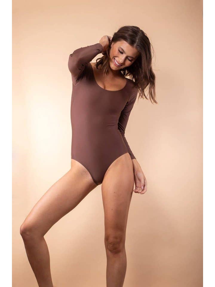 Leveret Pajamas - Wholesale Bodysuit – Women’s - Womens Long Sleeve Leotard4