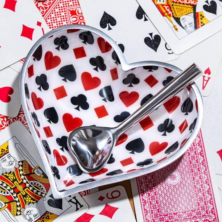 Happy Card Heart - Corazón de canasta con cuchara para venta al por mayor de Inspired Generations
