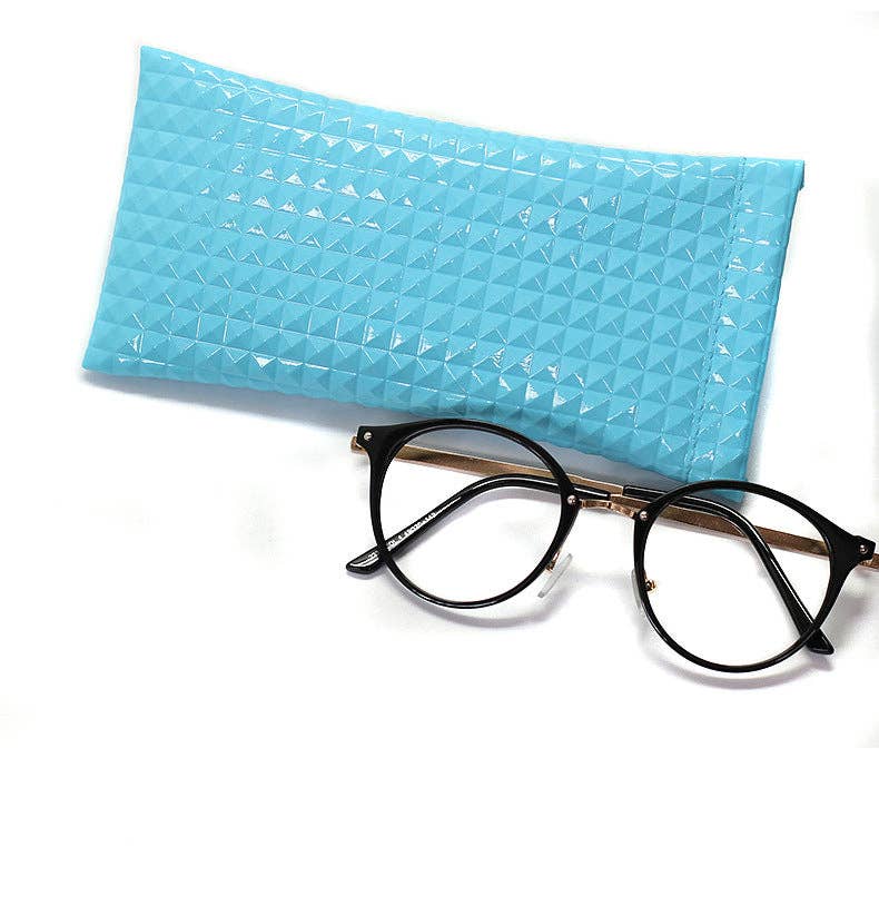 Ole - Wholesale Eyewear Cases & Holders - Women's - Diamond Grid Pattern Glasses Pu Protecting Bag 9