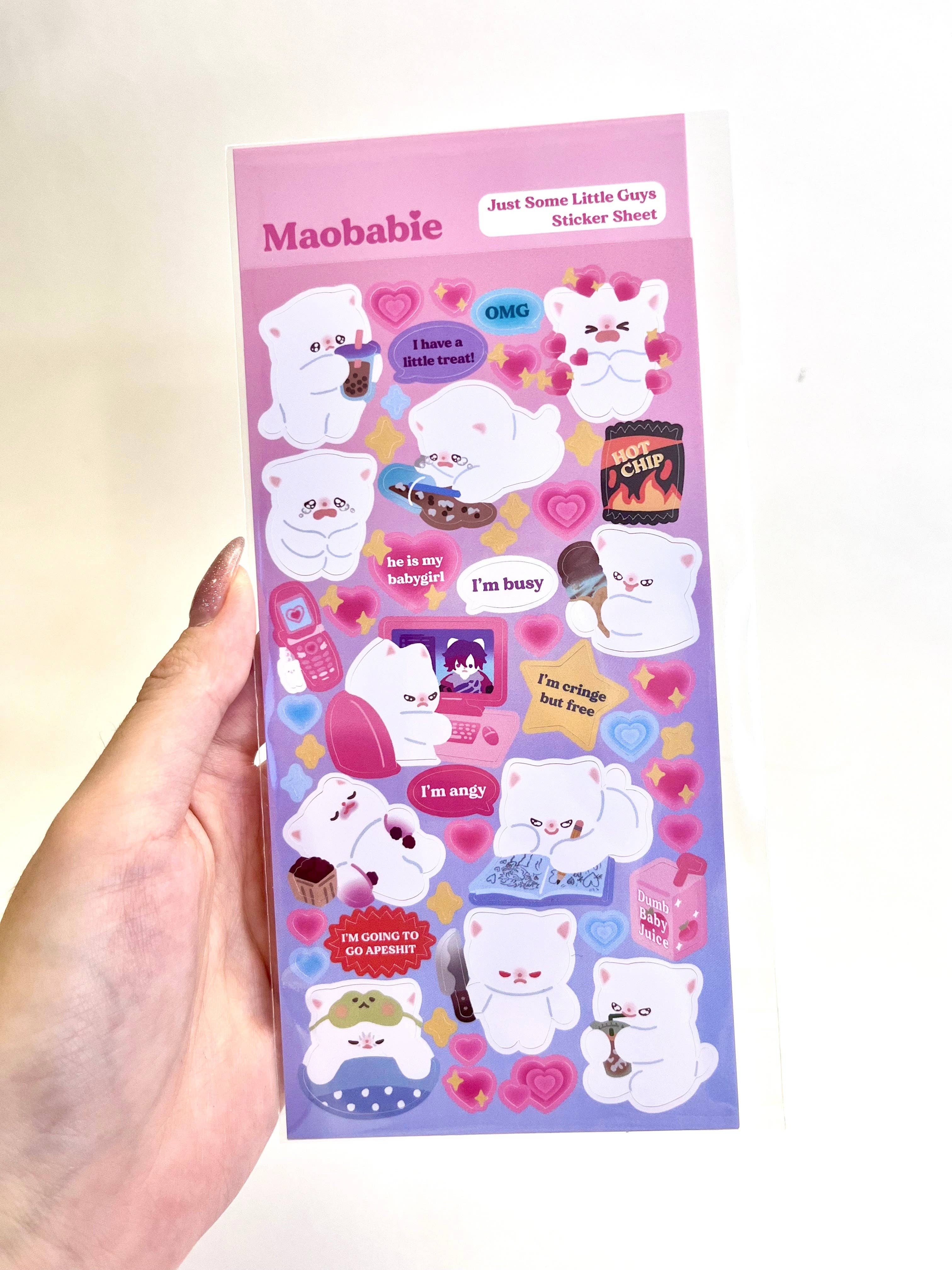 Maobabie - Wholesale Sticker - Sticker Sheet - Just Some Little Guys1