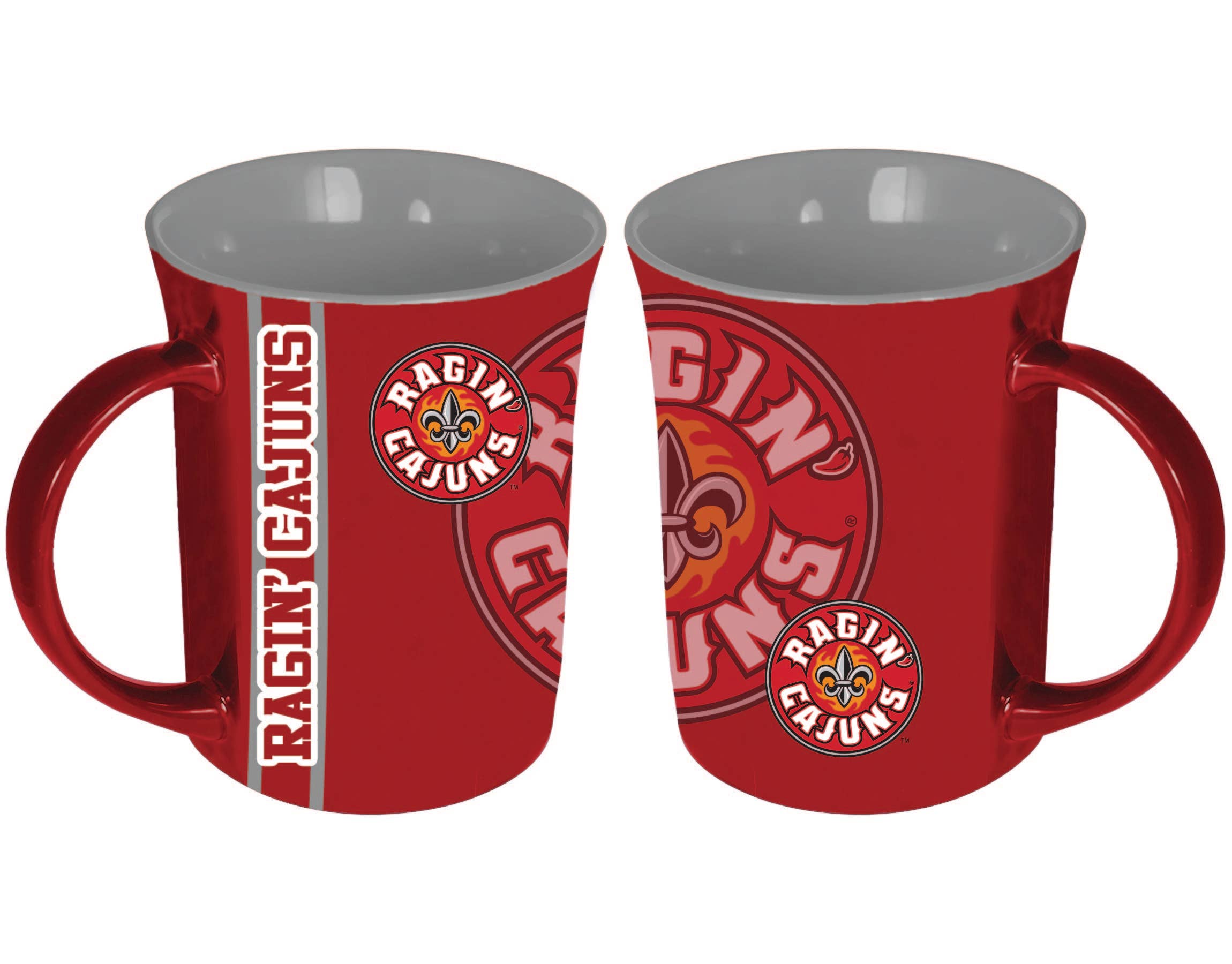 The Memory Company - Wholesale Coffee Mug - 15oz Reflective Mug, Louisiana Lafayette Ragin' Cajuns0