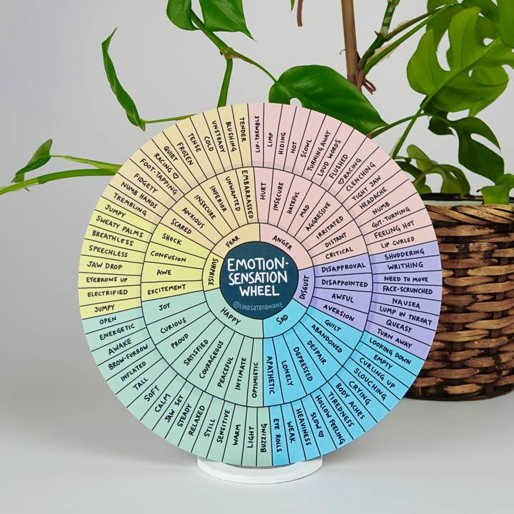 Lindsay Braman Studios – Engroshandel Brætspil – Emotion Sensation Wheel | Ekstra holdbart og vandtæt 2