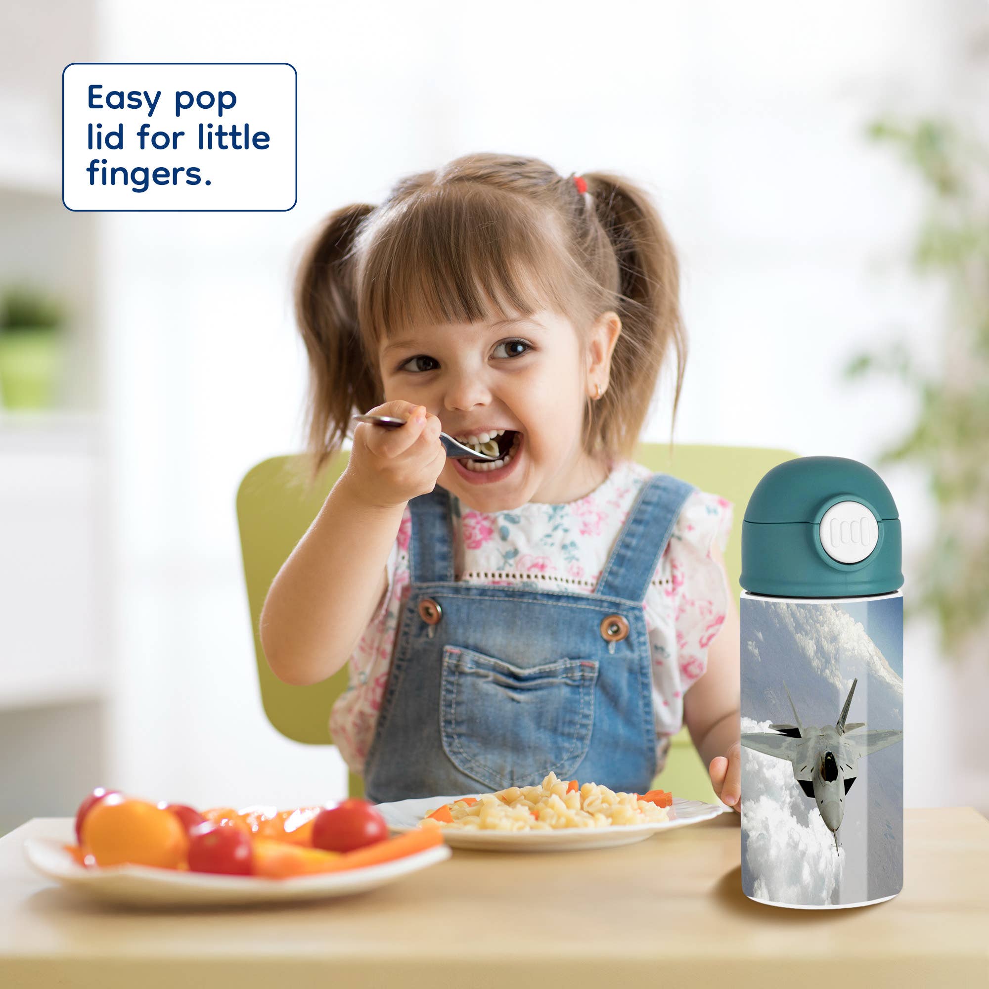 3dRose - Wholesale Water Bottle - 3dRose, Air Force, Kids Water Bottle7